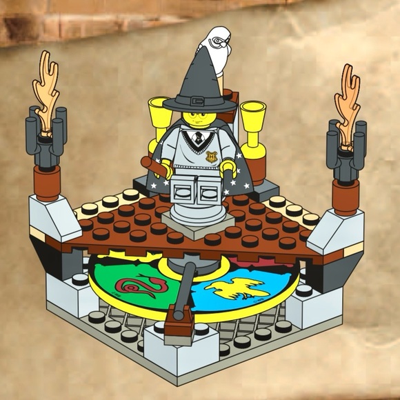 LEGO Harry Potter Sorcerer's Stone Sorting Hat 4701 - Vintage - Picture 6 of 7